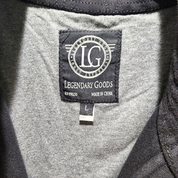 Legendary Goods Button Zip Medium Weight Utility Jacket L Vintage - Picture 6 of 10